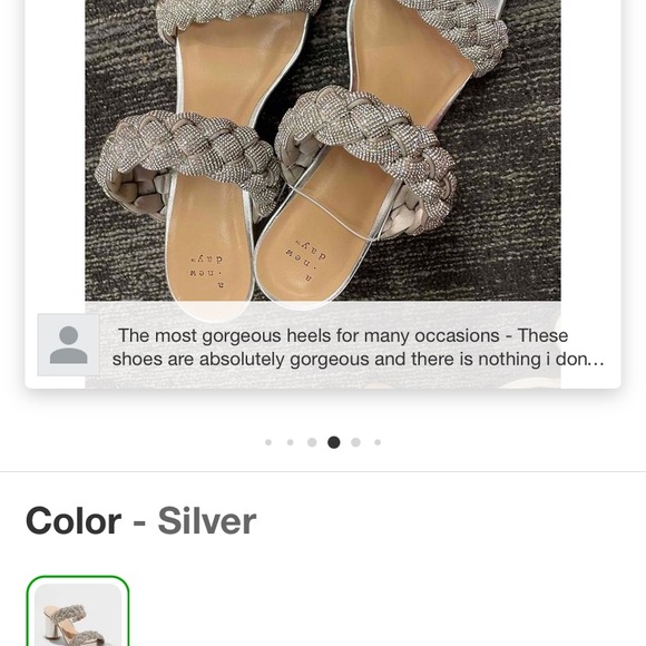 Sold out at Target.   Size 7.5.  Wore for about 3 hours at a wedding. - Picture 5 of 5